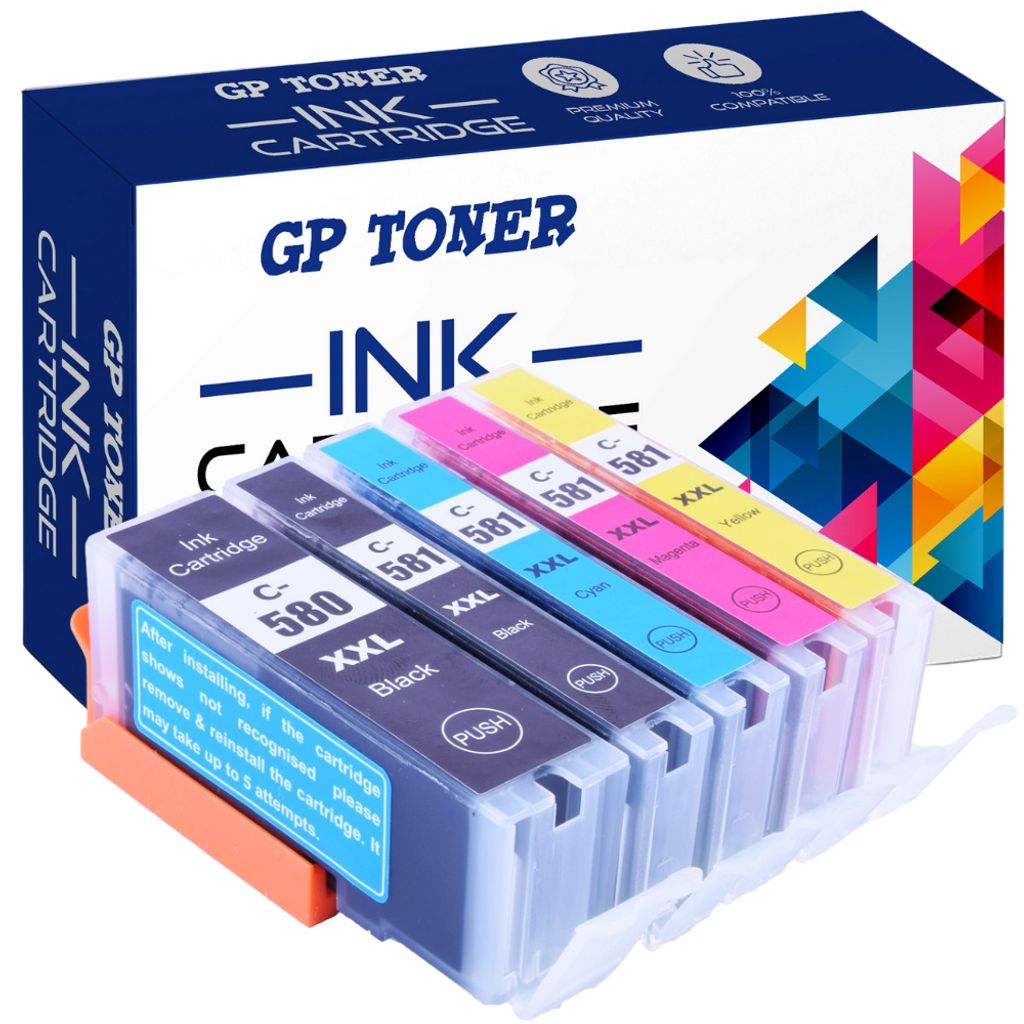 5x Tusz do CANON PGI-580 CLI-581 XXL PIXMA TR7550 TR8550 Zdjęcie produktu 