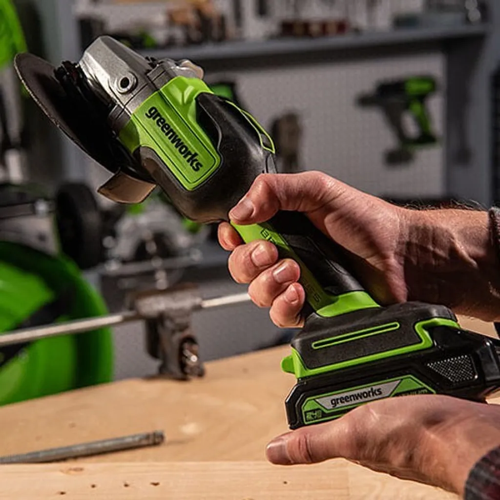 Meuleuse d'angle Greenworks 24V sans balais avec disque de 125mm - 2