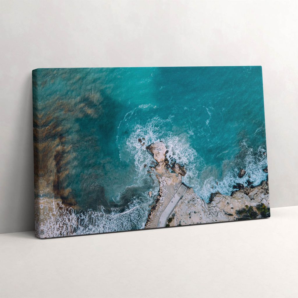 Fjorde an der Costa Blanca – Leinwandbild Wandbild – 60x40 cm – Leinwandbilder – Wandbilder – Schlafzimmer – Flur