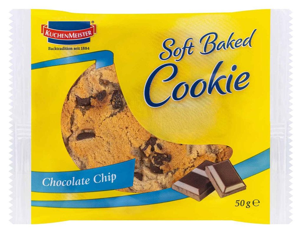 KuchenMeister Soft Baked Cookie Chocolate Chip 50g Produktbild 
