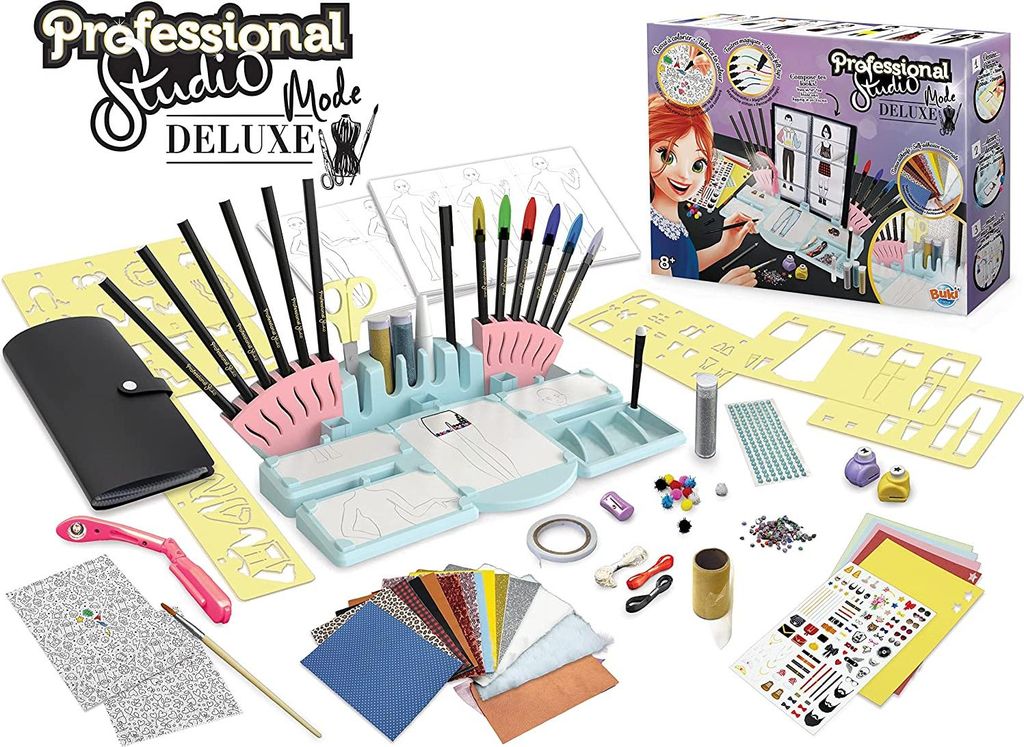 Buki Mode Studio Deluxe kreatives Bastelbuch für Kinder Produktbild 