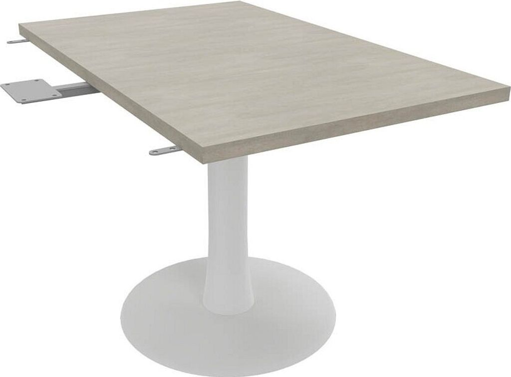 Quadrifoglio Verbindungsplatte Idea+ beton, weiß rechteckig 70,0 x 110,0 x 74,0 cm