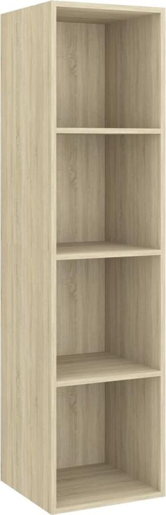 vidaXL: Mueble de pared para televisión, roble Sonoma, Imagen del producto 