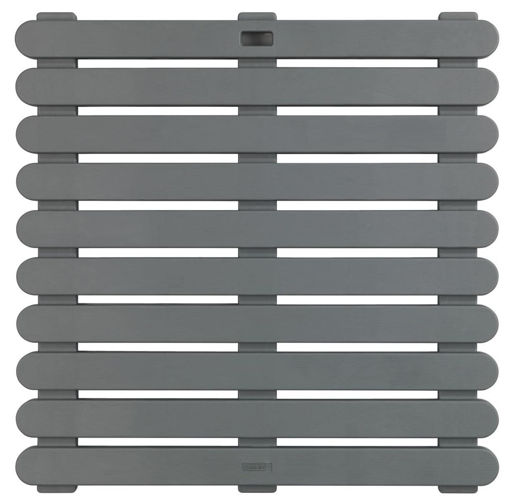 WENKO Sprchová rohož Mod. Indoor & Outdoor Grey 55 x 55 cm, Obrázek produktu 