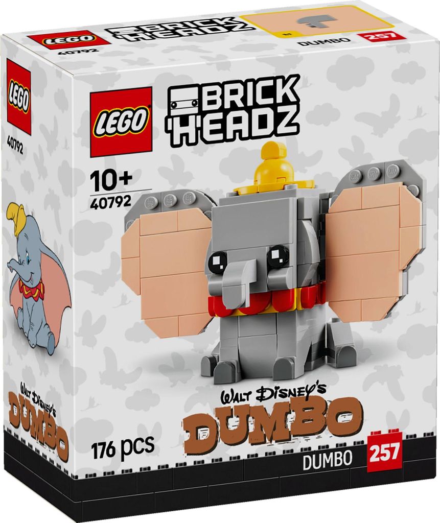 LEGO BrickHeadz Dumbo 40792 Bauspielzeug, detailgetreue Produktbild 