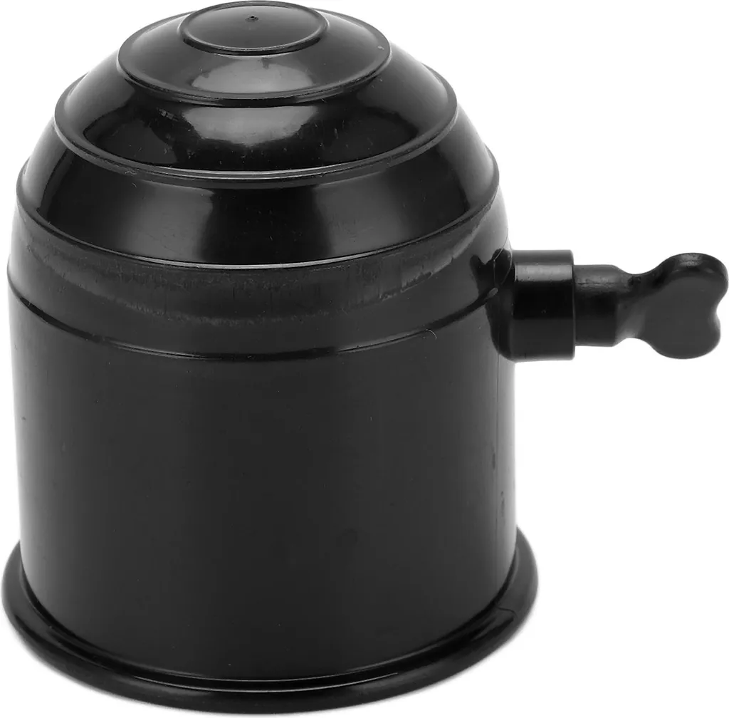 Gancio Traino a Sfera Universale Nero CP-0234 per RVA e Rimorchi