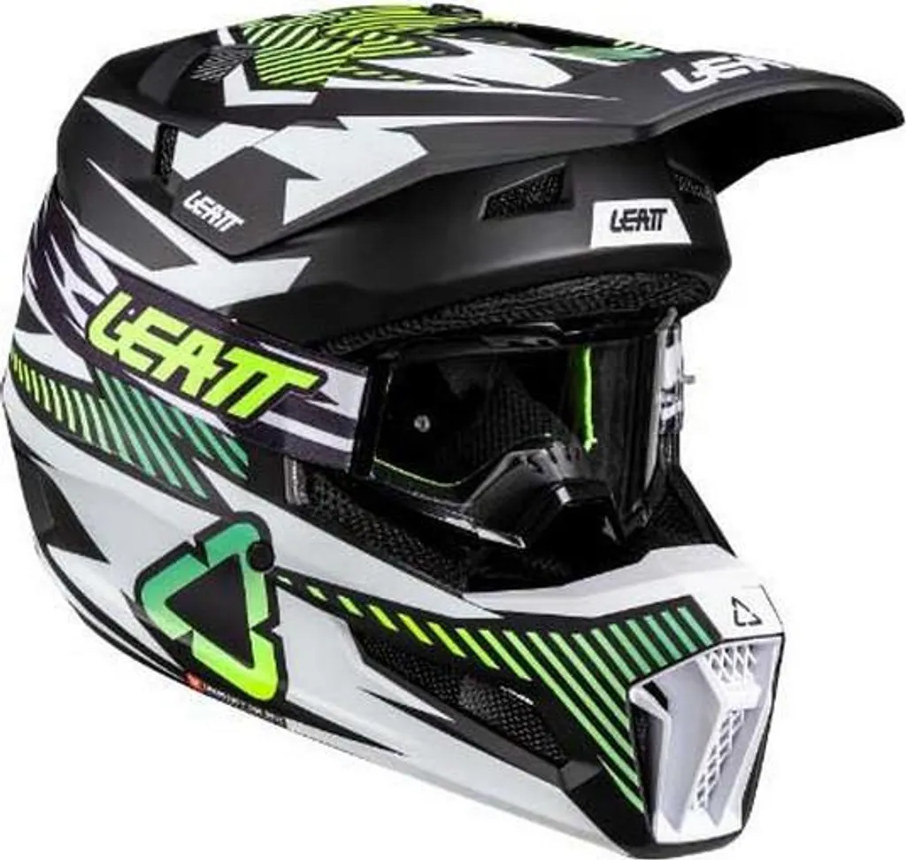 Casque Offroad Junior Leatt 3.5+vizion Noir Complet pour le Cross