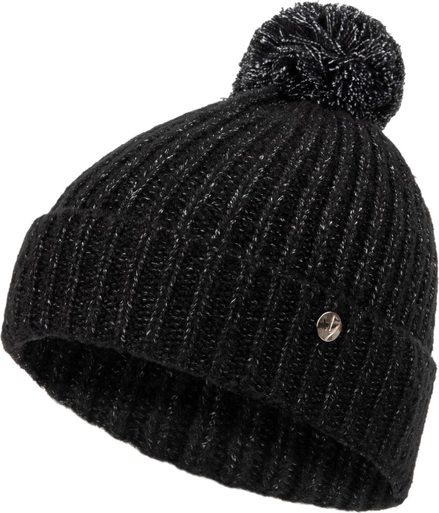 Damen Wintermütze, Bommelmütze,HEYO Strickmütze Beanie Warme Mütze für Winter HCD003 schwarz