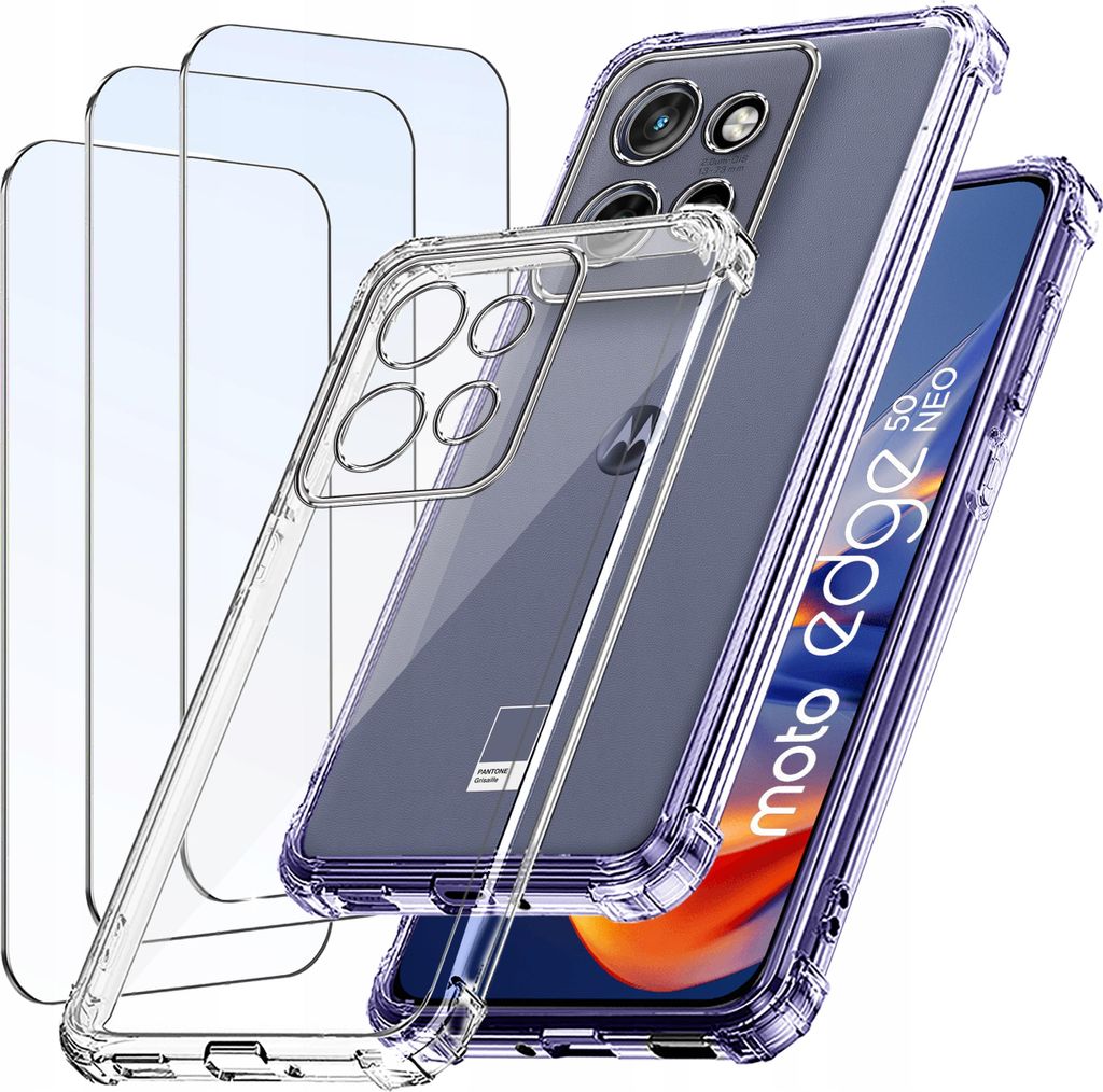 ZESTAW: Beschermhoes voor de Motorola EDGE 50 Neo, Productafbeelding 
