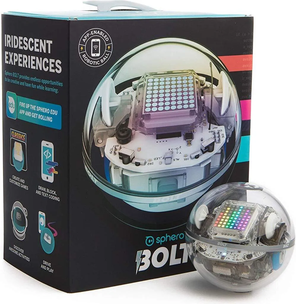Sphero BOLT Robot Éducatif Programmable - Balle Robotique Transparente - 10