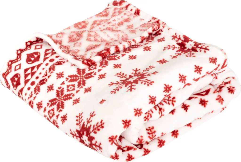 Couverture de Noël ILMO 130x180 cm idéale pour vos soirées au chaud