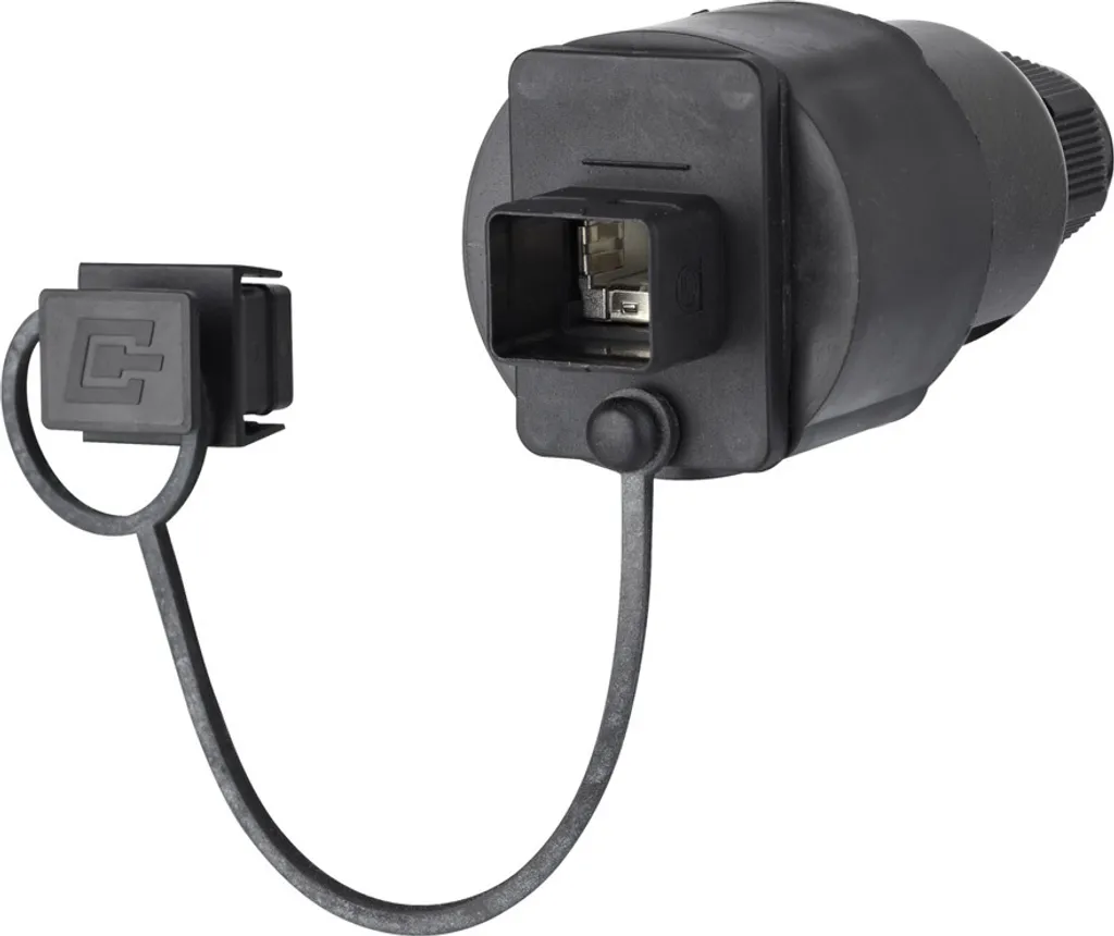 Insert jack RJ45 industriel pour maintenance réseau terrain T568A