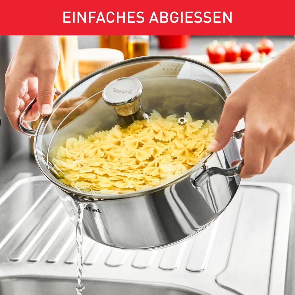 Tefal Kochtopf-Set Duetto -3 Kochtöpfe 16 (1,3 l) + 20