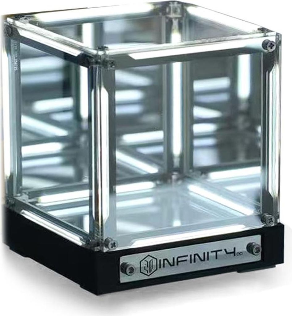 4D Infinity Cube LED Lampe, Touch Dimmbar, USB-C dekorative Tischlampe, , Gaming Tisch Deko