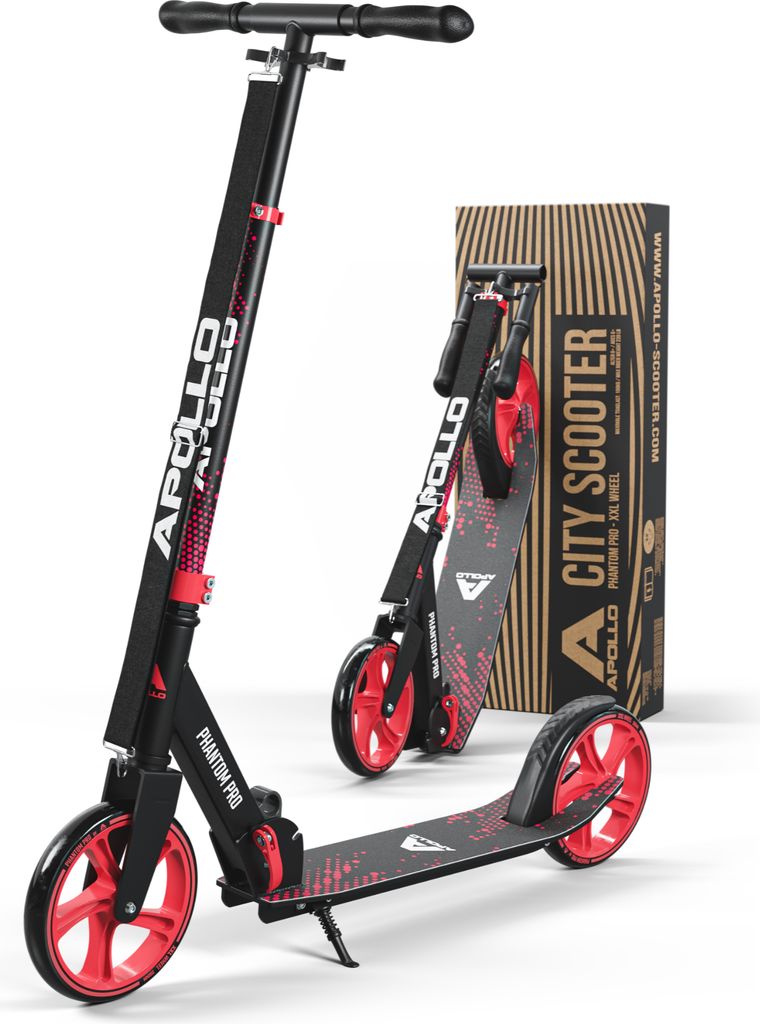 Apollo City Scooter "Phantom Pro" Cityroller klapp- und Produktbild 