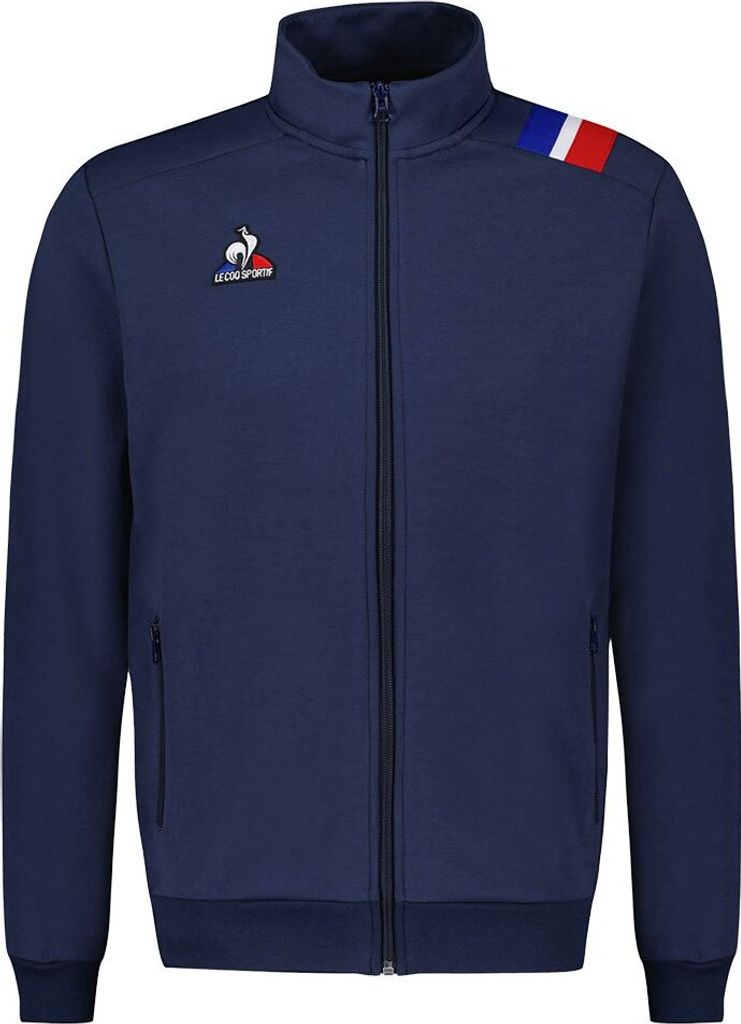 Le Coq Sportif 2320170 Presentation Tri N°2 Reißverschlusspullover Blau L Mann Blau L
