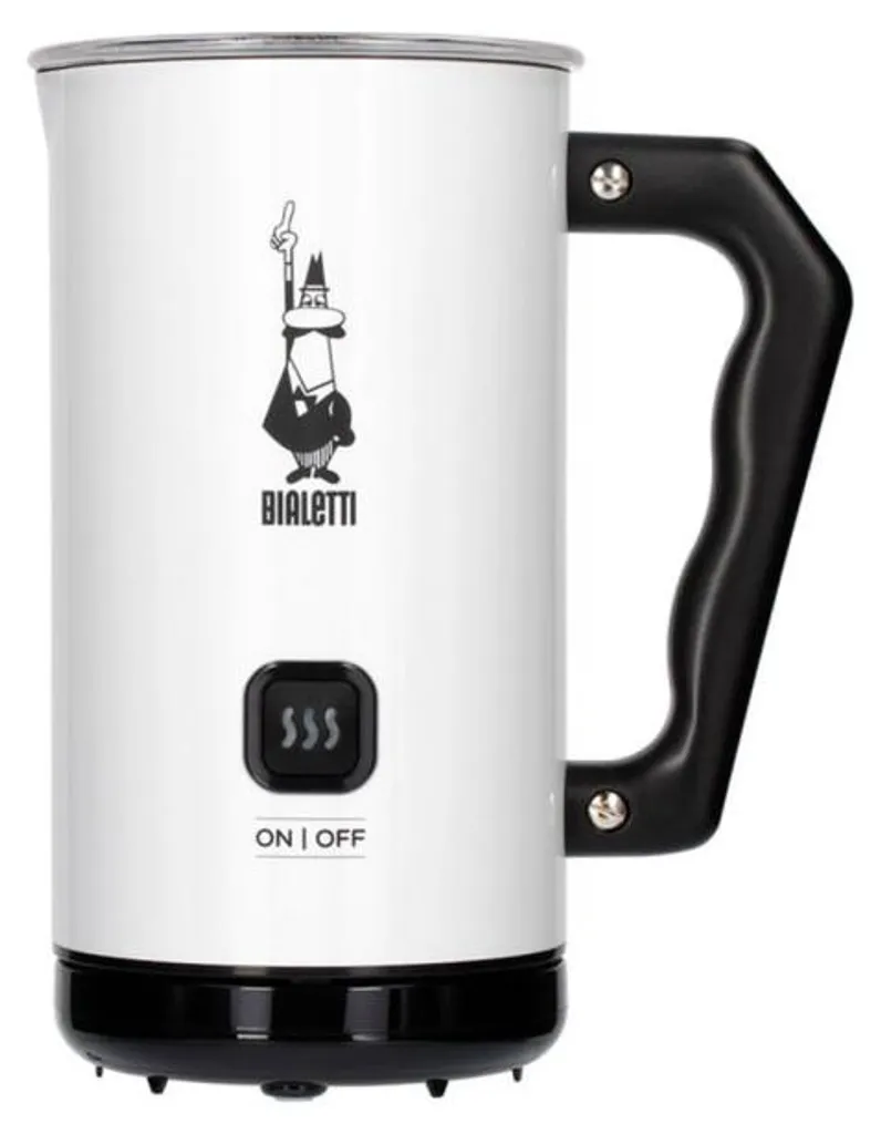 Mousseur à Lait Bialetti MKF02 Blanc Haute Performance - Mousse Onctueuse