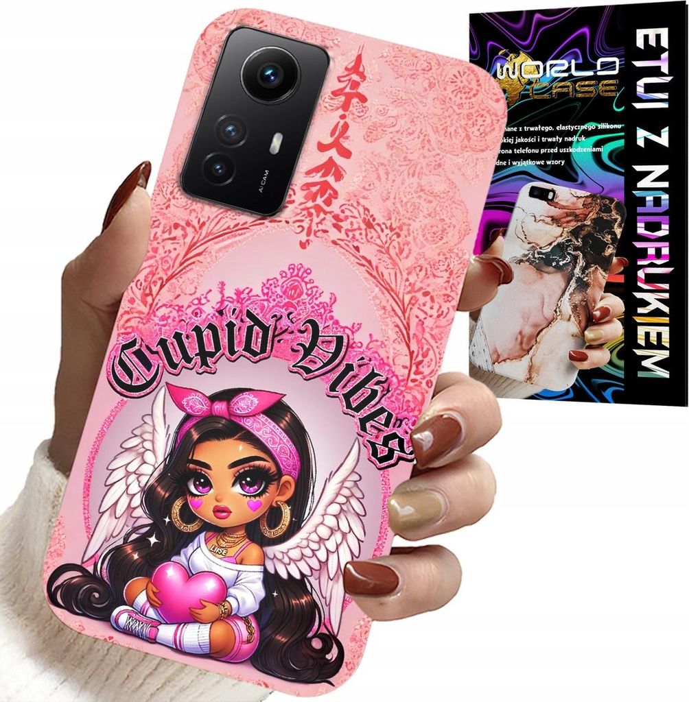 Hülle Für Xiaomi Note 12S 4G - Amor Vibes Mit Niedlichen Engelsrückseiten
