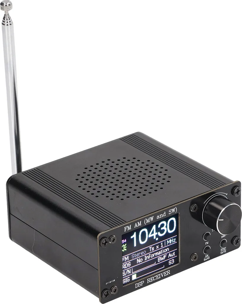 Ricevitore FM AM, da 150 K a 108 MHz, ricevitore portatile ad alta precisione per onde corte con batteria
