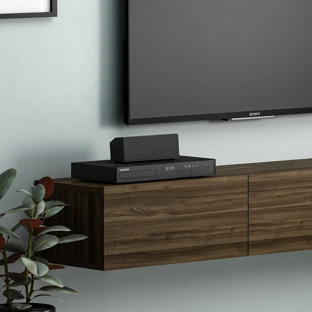 Support TV Terra 180 cm : Solution Design et Robuste pour votre Salon - 4