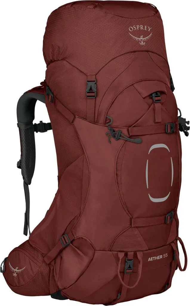 Aether 55 S/M Sac à dos de randonnée avec suspension ajustable rouge