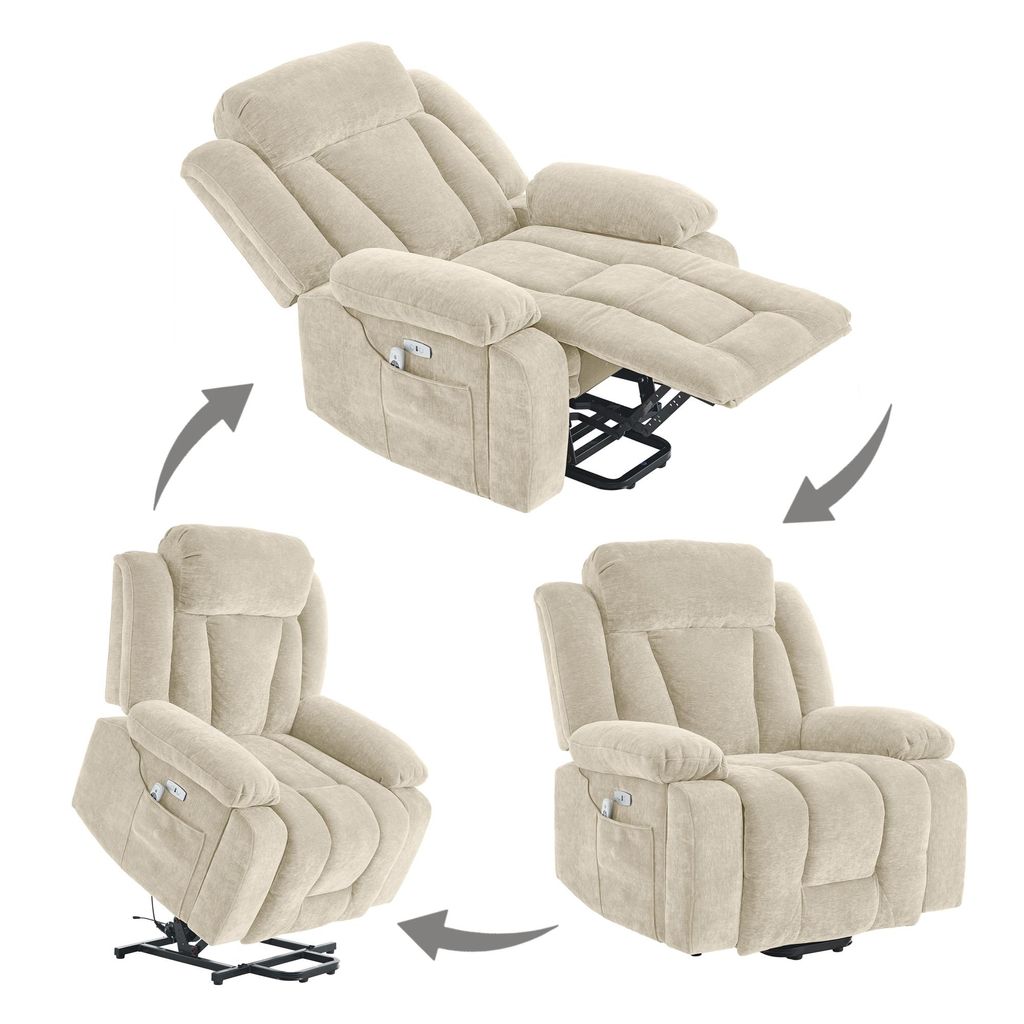 merax tv-sessel wärme und vibration massagesessel fernbedienung und usb Merax Massagesessel, Elektrisch Relaxsessel mit