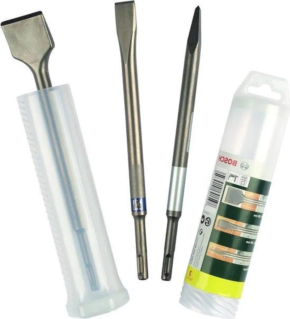 Lot de 3 forets SDS-plus pour béton et mortier Ø 0-20-40 mm en acier