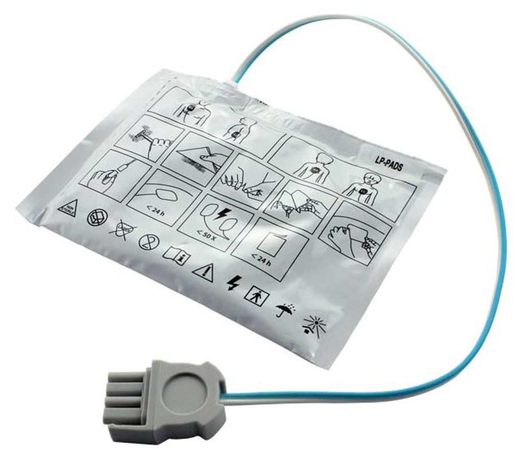 Elektroden Pads für Lifepak 9, 10, 12, 20, 500, 1000 Produktbild 