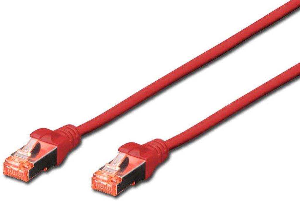 DIGITUS Patchkabel Kat. 6 S/FTP 1,0 m rot