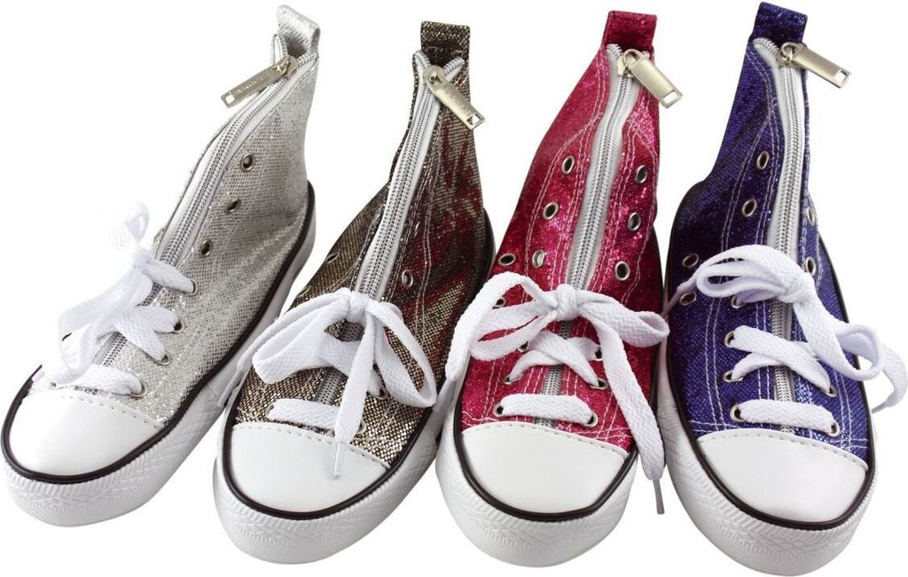 DONAU 2460002-99 Schlamper Sportschuh - 24,5 cm, mit Glitter, sortiert