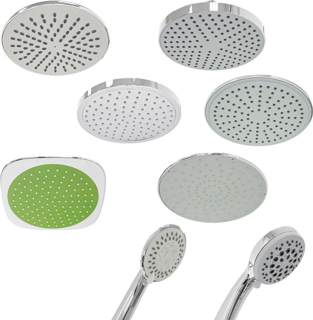 Regenschauer Regenbrause Duschkopf Brausekopf Über Kopf Brause Handbrause zur Auswahl Sanlingo, Design:Design1(HB2)