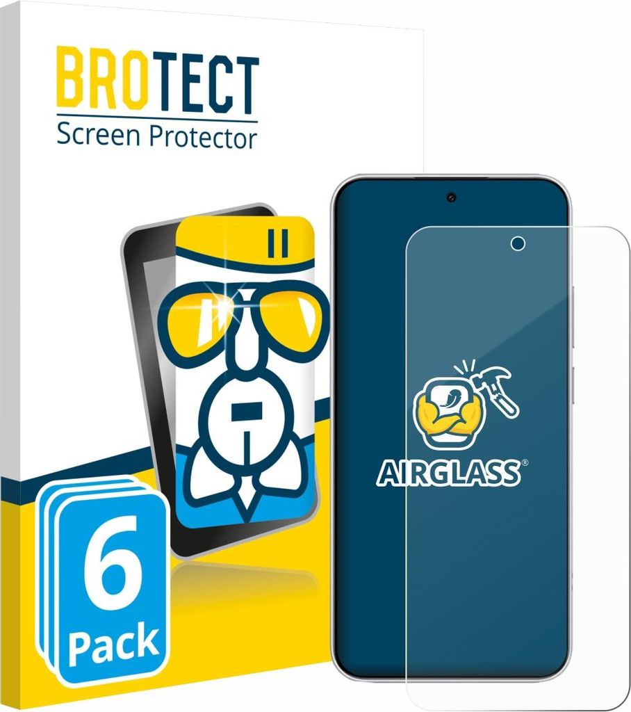 6x BROTECT Schutzglas für Xiaomi Redmi Note 15 Pro 4G Schutzfolie Panzer Folie Glas Display Schutz klar