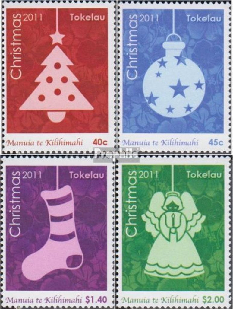 Briefmarken Tokelau 2011 Mi 413-416 (kompl.Ausg.) postfrisch Weihnachten