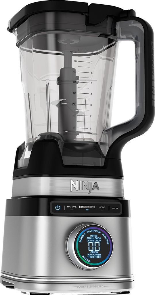 A studio shot of a Ninja stand mixer.