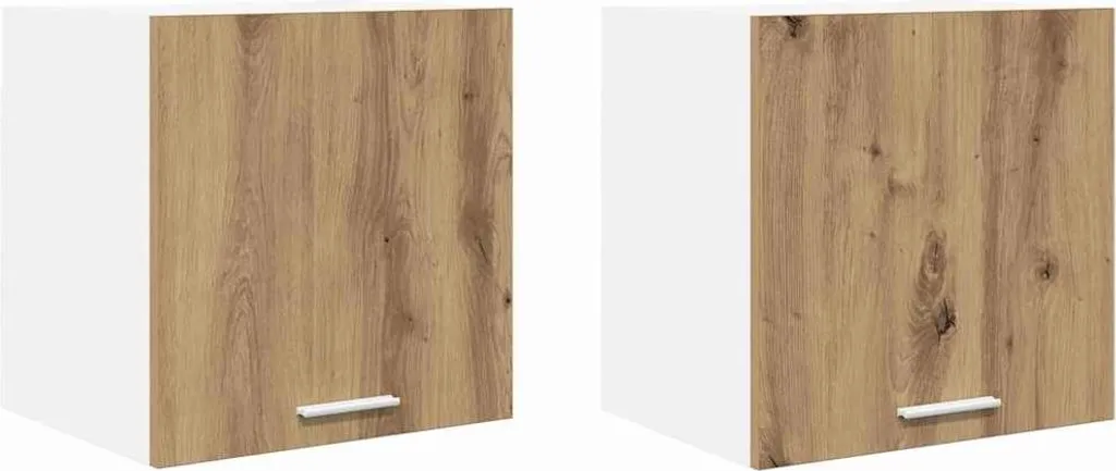 Offerta Set 2 Pensili SYFAX™ 40x31x40 cm Rovere Bianco | Spazio Extra