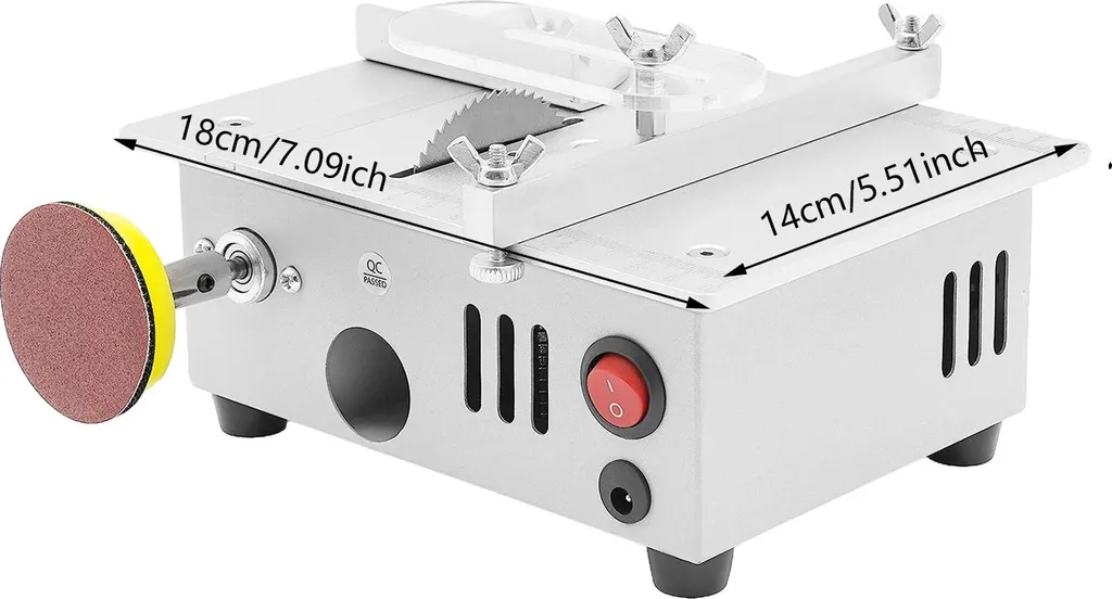 Scie circulaire de table miniature pour découpe multifonctionnelle - EU