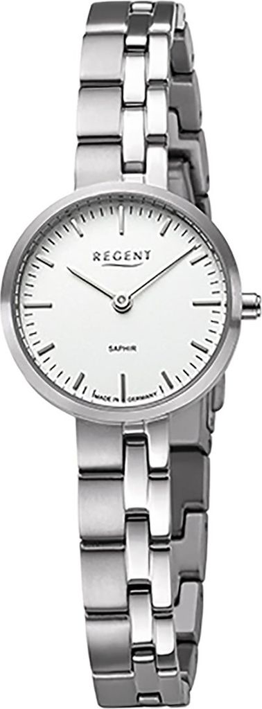 Regent Titanband Damen Uhr GM-2123 Armbanduhr Quarz anthrazit Titan-Uhren D2URGM2123