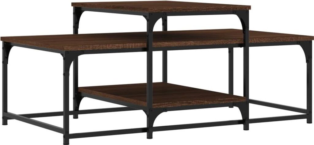 vidaXL Couchtisch Braun Eichen-Optik 102x60x45 cm Holzwerkstoff