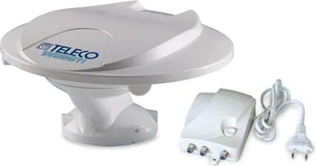 Teleco DVBT Antenne Wing 11, 12/24/230 Volt - Kombi Antenne TV/Radio - Camping, Wohnwagen, Wohnmobil
