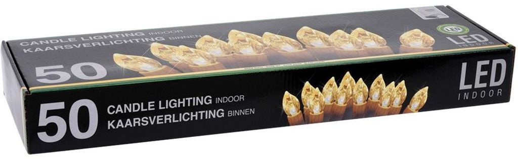 Home & Styling Kerzenlichter 50 Led 12,2 Meter Creme Produktbild 