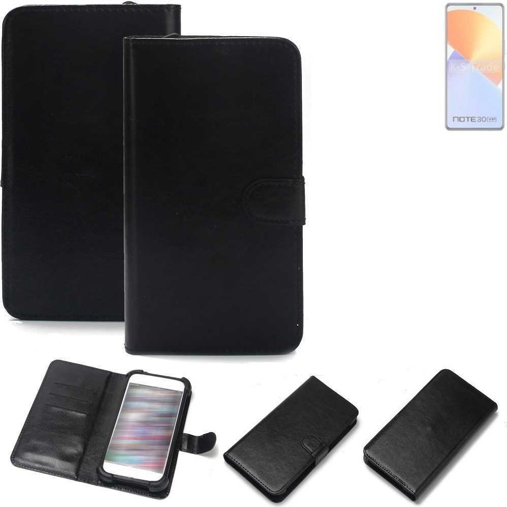 K-S-Trade Handyhülle Schutzhülle kompatibel mit Infinix Note 30 VIP Handy Schutz Hülle Handyhülle Bumper schwarz 1x