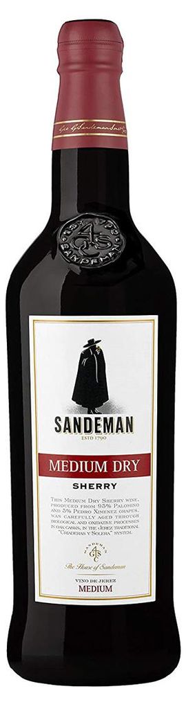 Sandeman Medium Dry Sherry Port lehce ovocné polosuché Obrázek produktu 