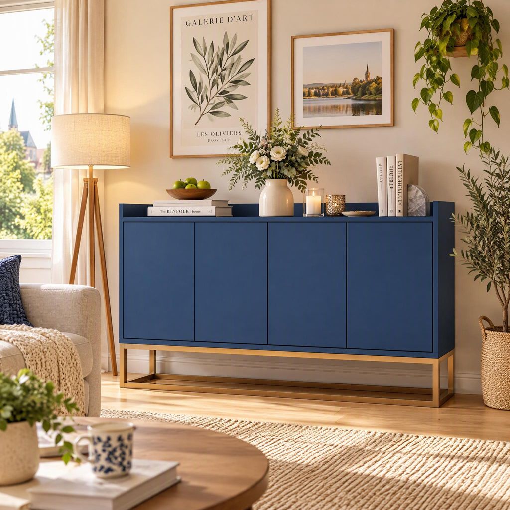 Sideboard Kommode 120cm breit,Modernes Buffetschrank mit 4 Produktbild 