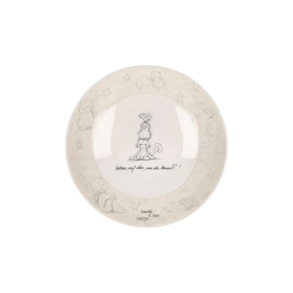 Goebel Anouk Piatto Fondo 21cm - Fine Bone China 'Glaub an deine Träume'