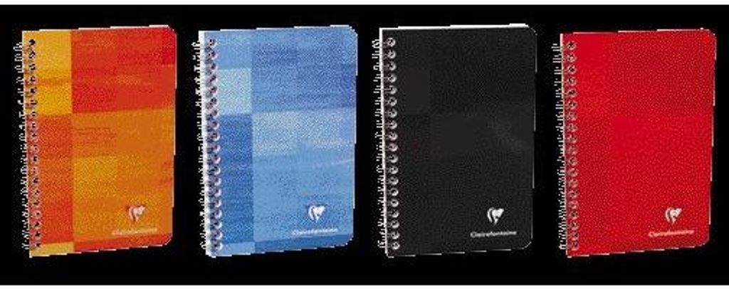 Clairefontaine - Notizbuch 165x210mm Spirallinie | 5 Stück