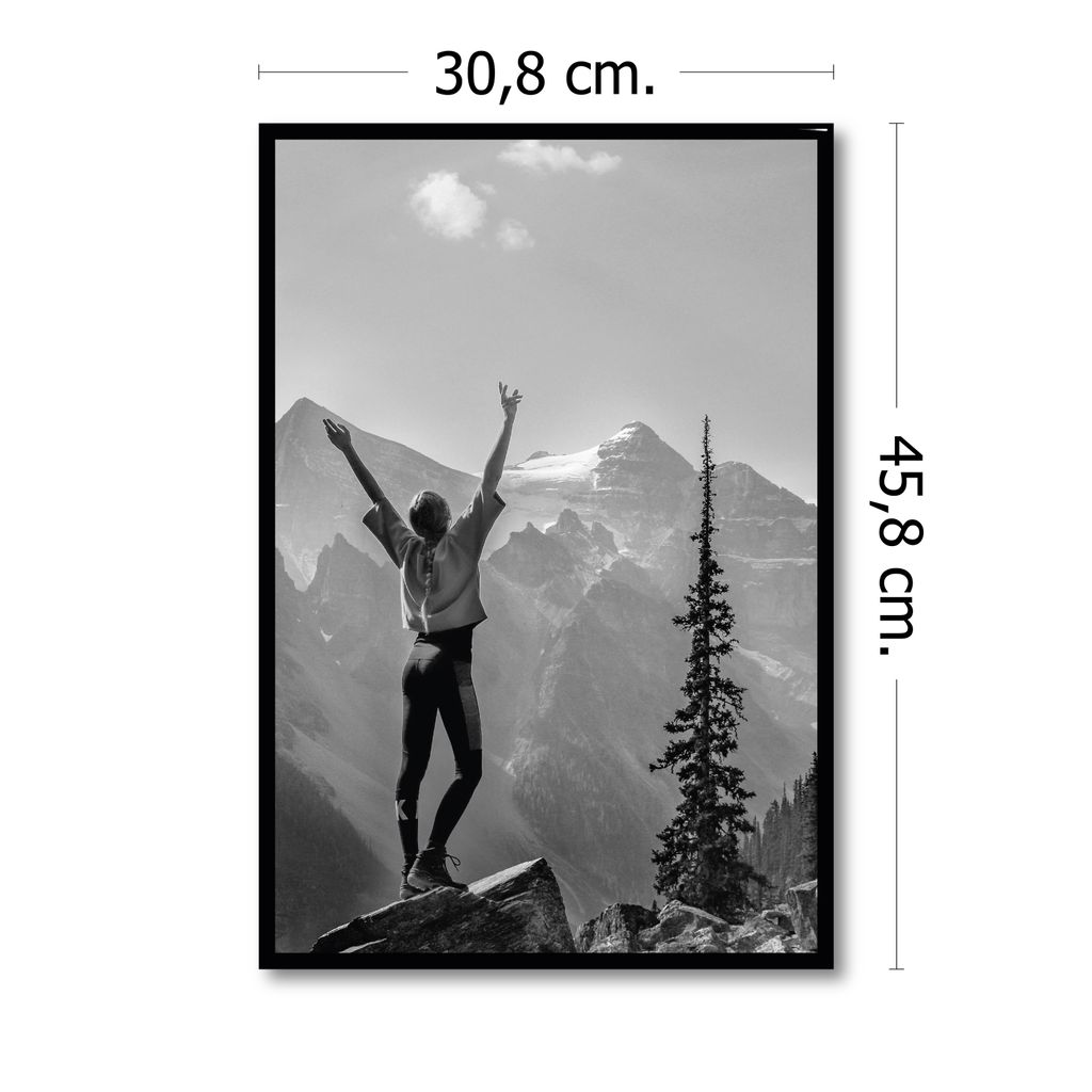 Haes Deco Easy Frame Kunststoff-Fotorahmen Schwarz 30x45 cm Produktbild 