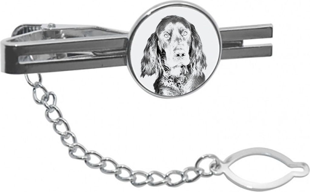 Gordon Setter, Schottischer Setter - Krawattenklammer mit Hund, personalisierter Krawattenclip, einzigartiges Geschenk für Männer von der Marke A...