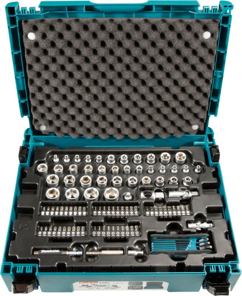 Makita E-08713 Werkzeug-Set 120-tlg. MAKPAC Produktbild 2