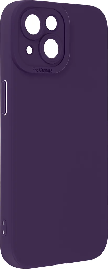 Custodia Avizar iPhone 15 Plus Professionale Silicone Viola Scuro - 1