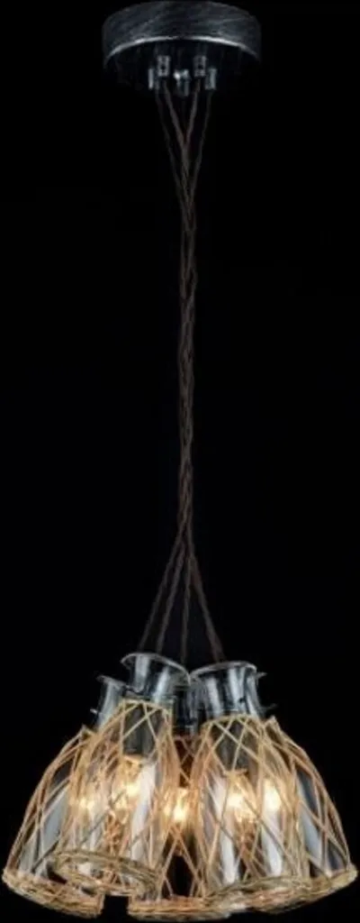 Plafonnier suspension baroque noir 127 cm - Lustre antique Casa Padrino